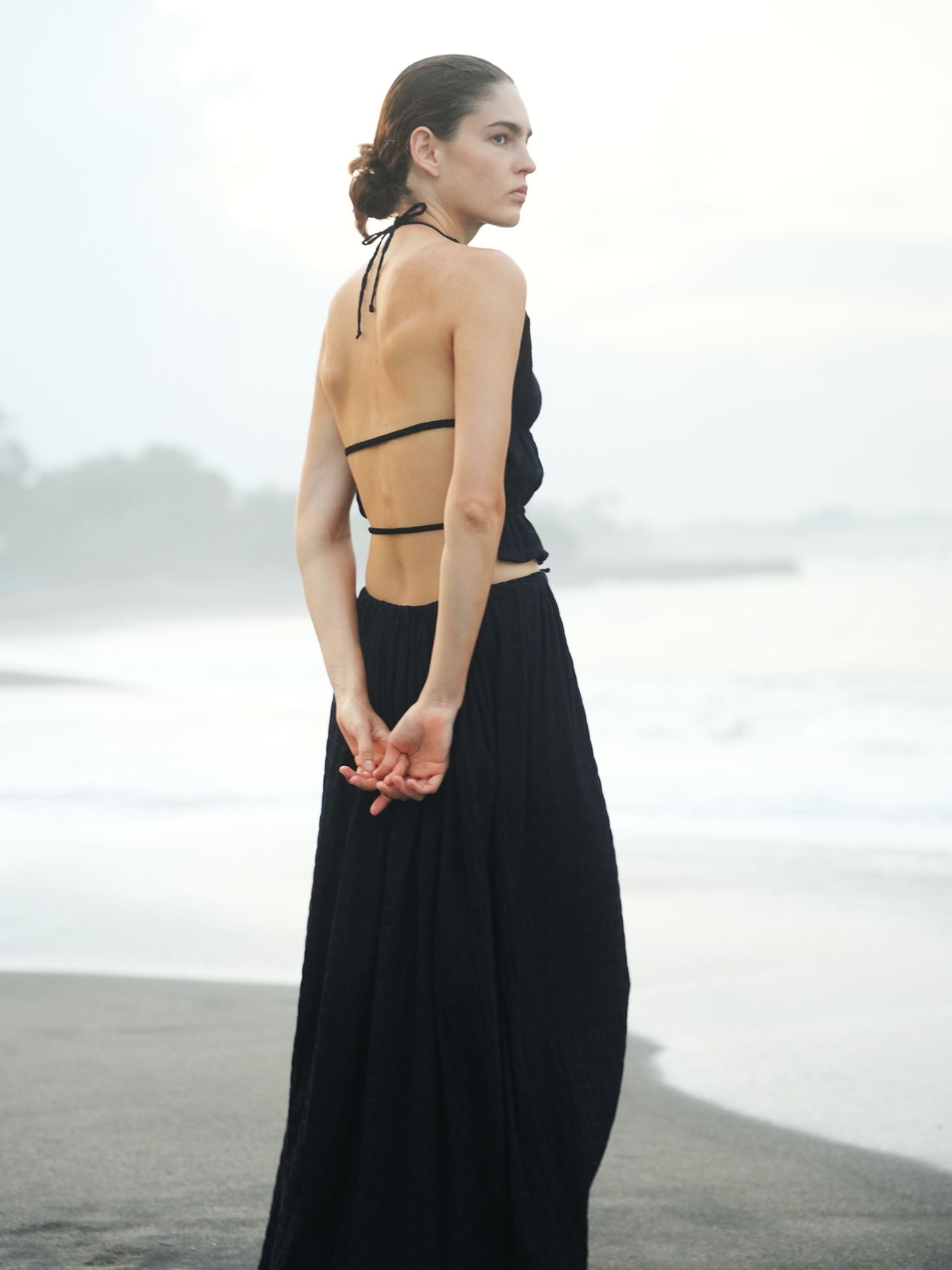 Backless Halter Top