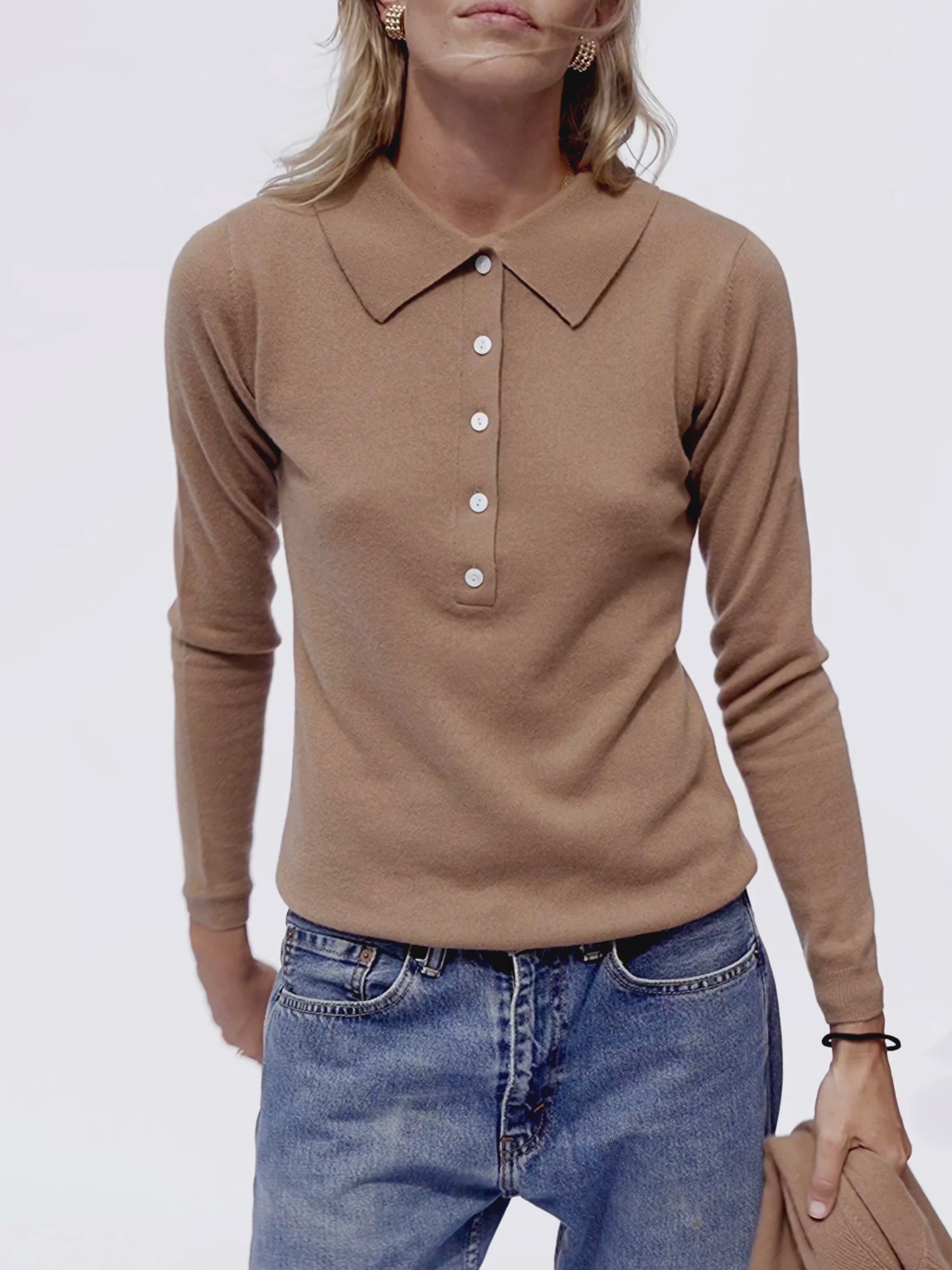 Cashmere Polo Shirt
