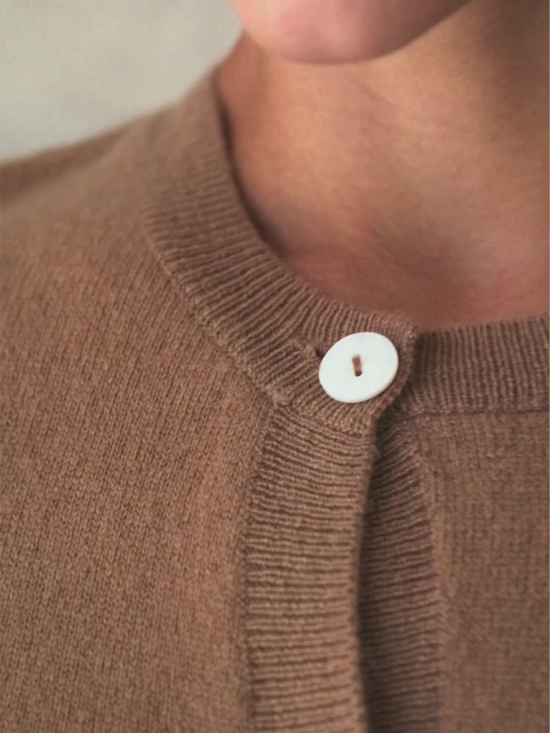 Cashmere Asymmetric Cardigan