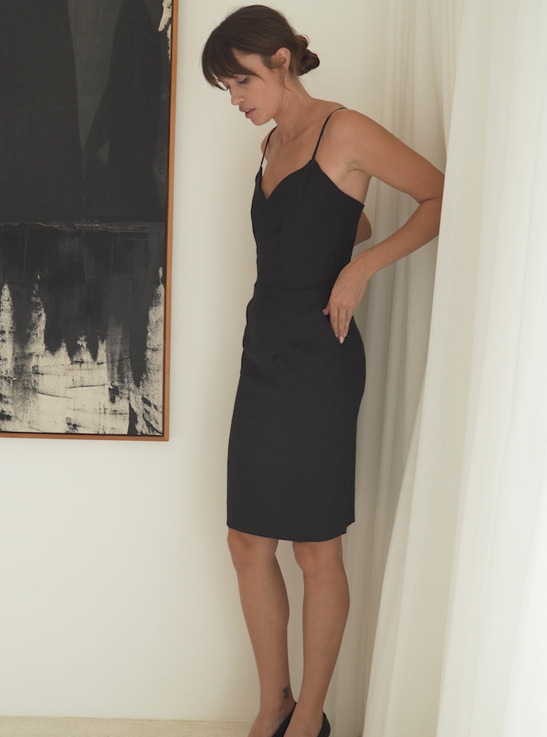 Linen Pencil Dress