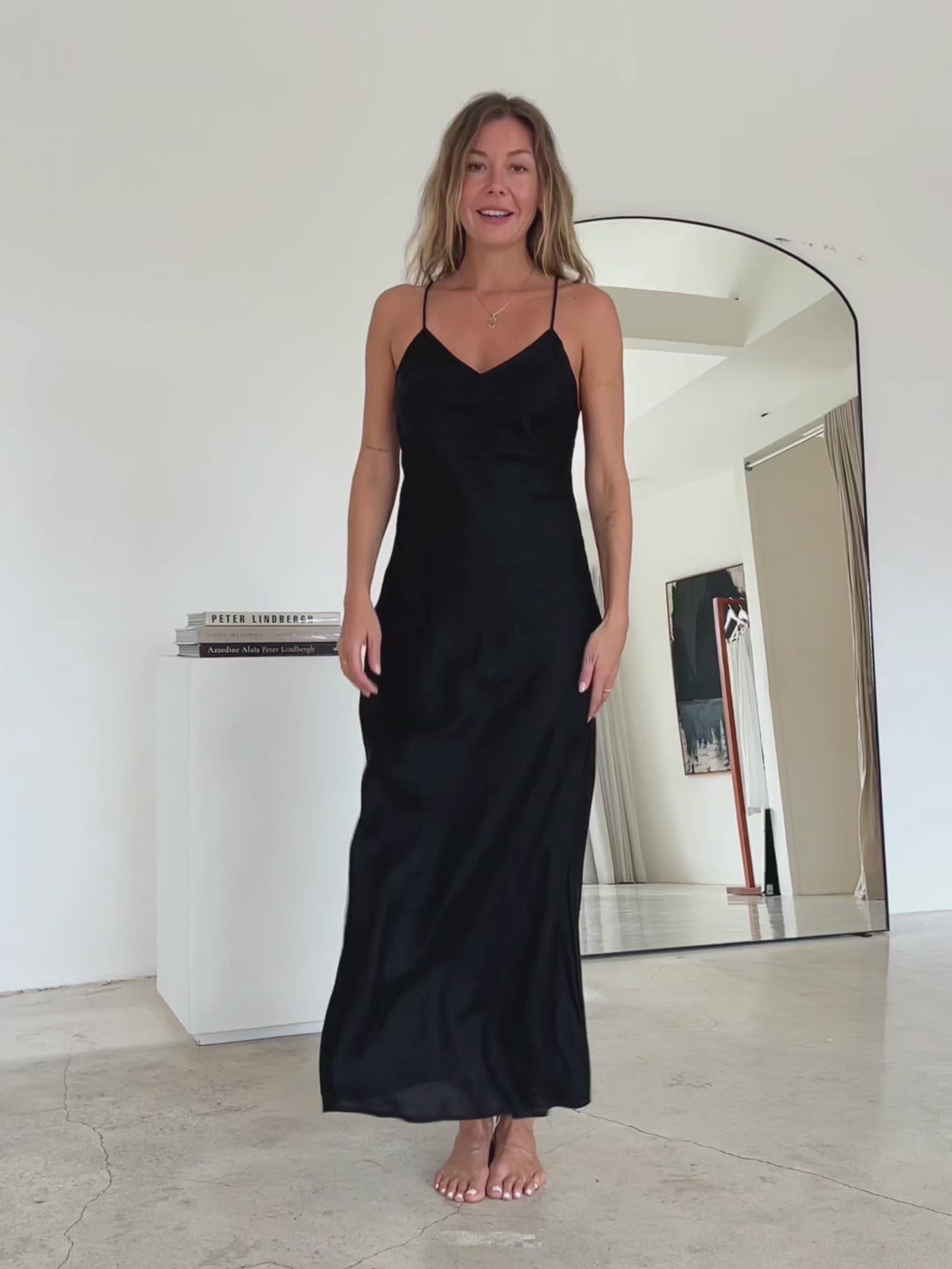 Linen Slip Dress