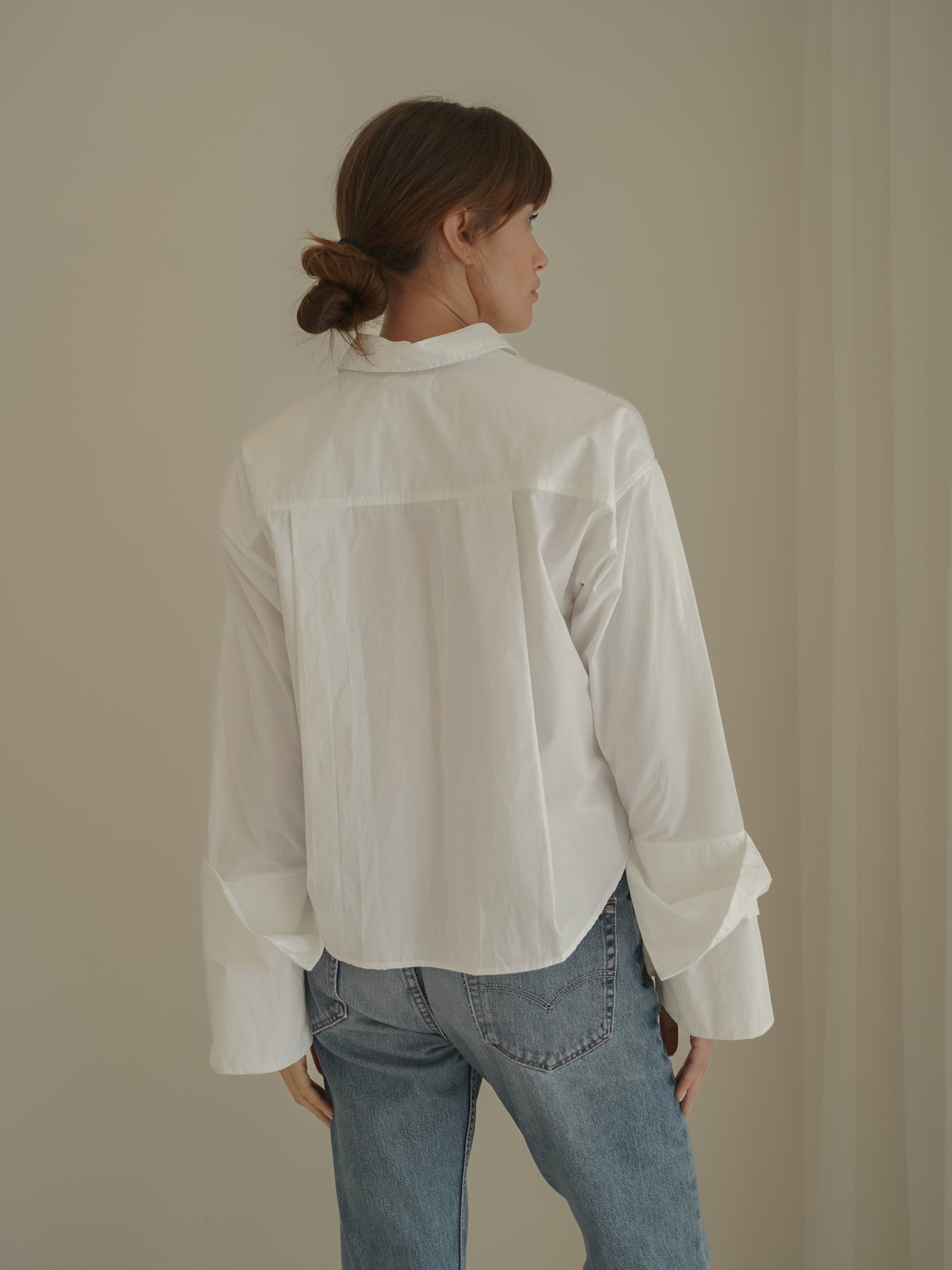 Celeste Shirt in White - l u • c i e e