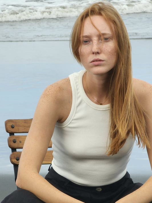 Organic Cotton Rib Tank - l u • c i e e