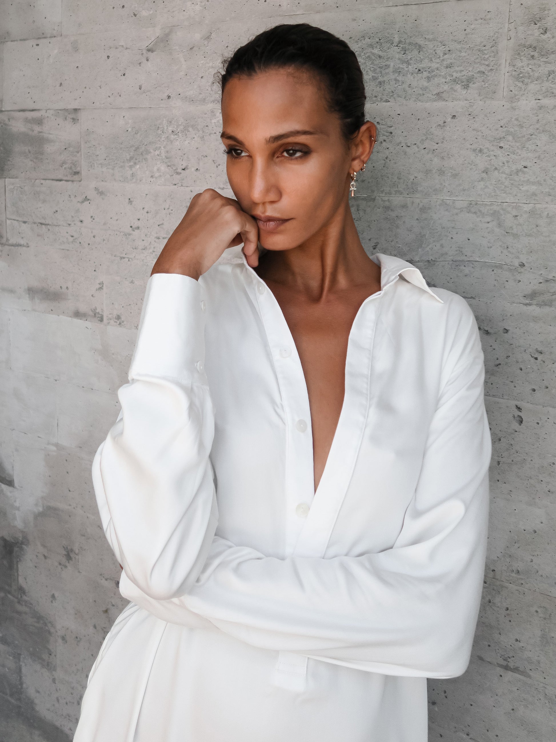 Philomena Shirt Dress l u c i e e Philomena Shirt Dress l u c i e e