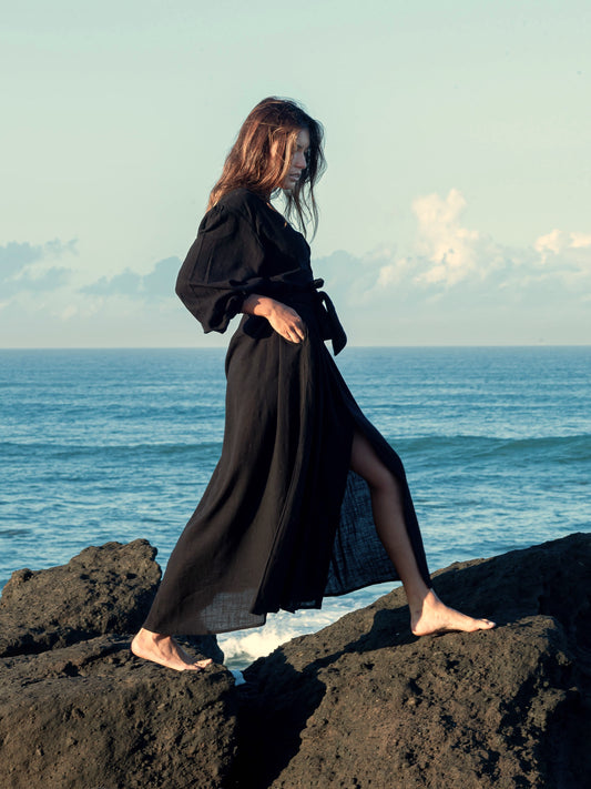 Blanche Dress in Black - l u • c i e e