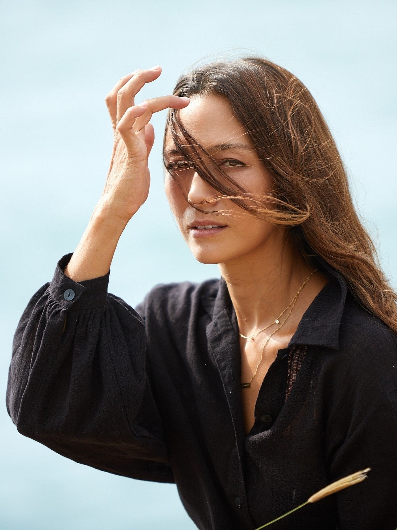 Arya Shirt in Black - l u • c i e e