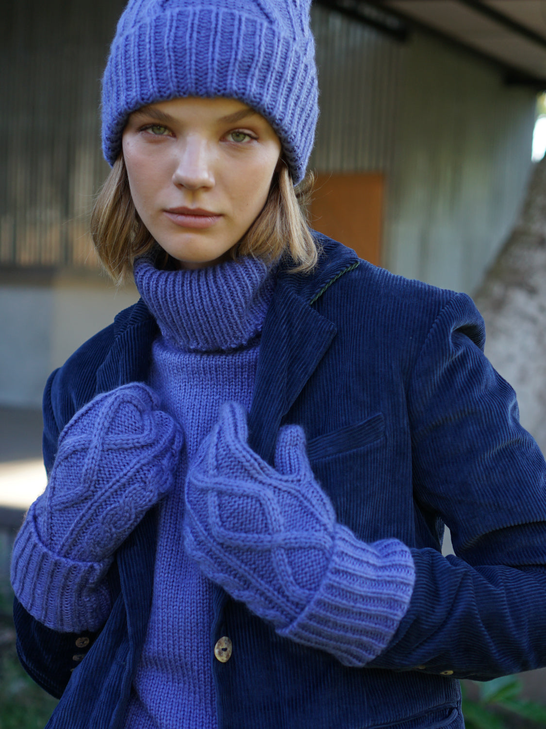 Mohair Hat and Mittens Set - l u • c i e e