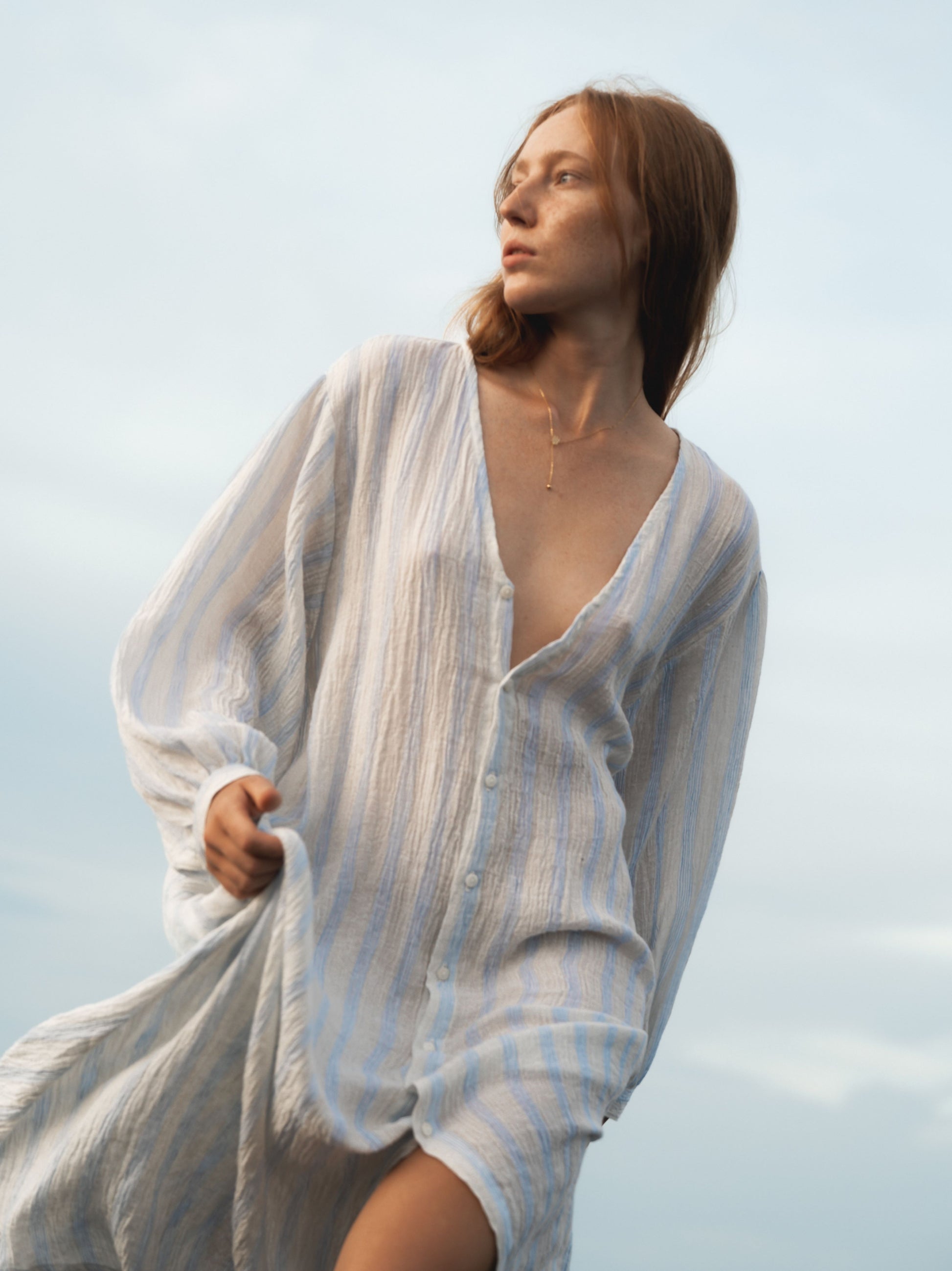 crinkle linen dress ruffle dress with cap sleeves