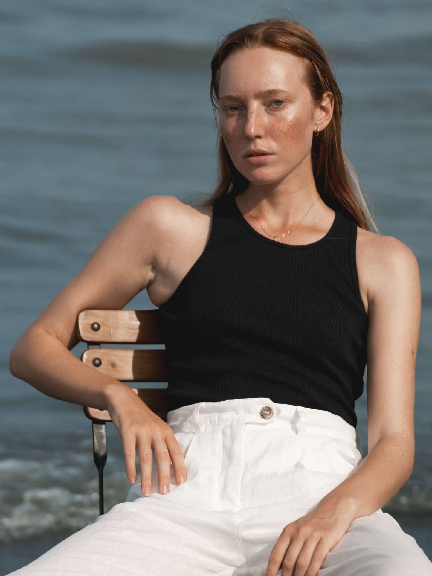 Organic Cotton Rib Tank - l u • c i e e