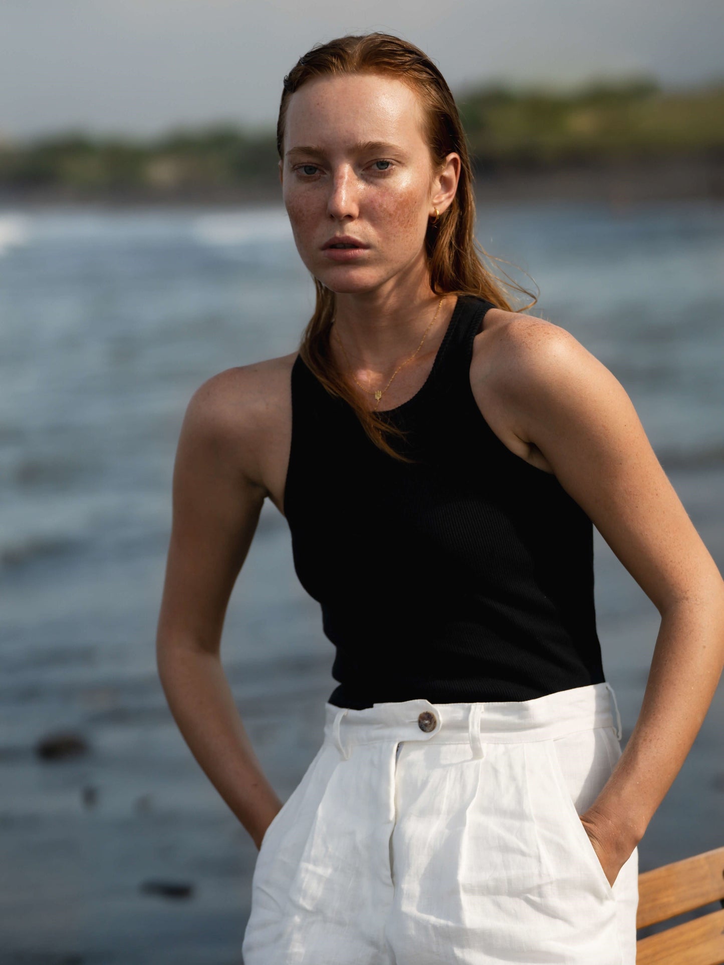 Organic Cotton Rib Tank - l u • c i e e
