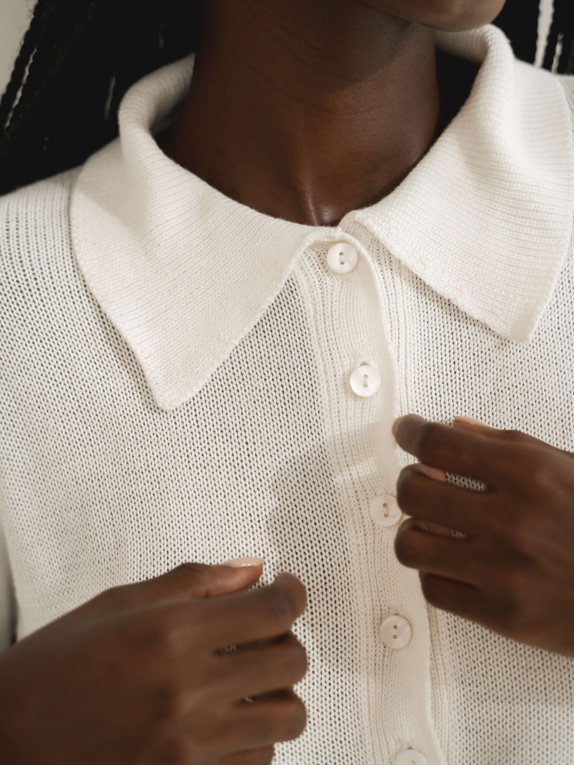 Chopin Knit Shirt in Natural - l u • c i e e