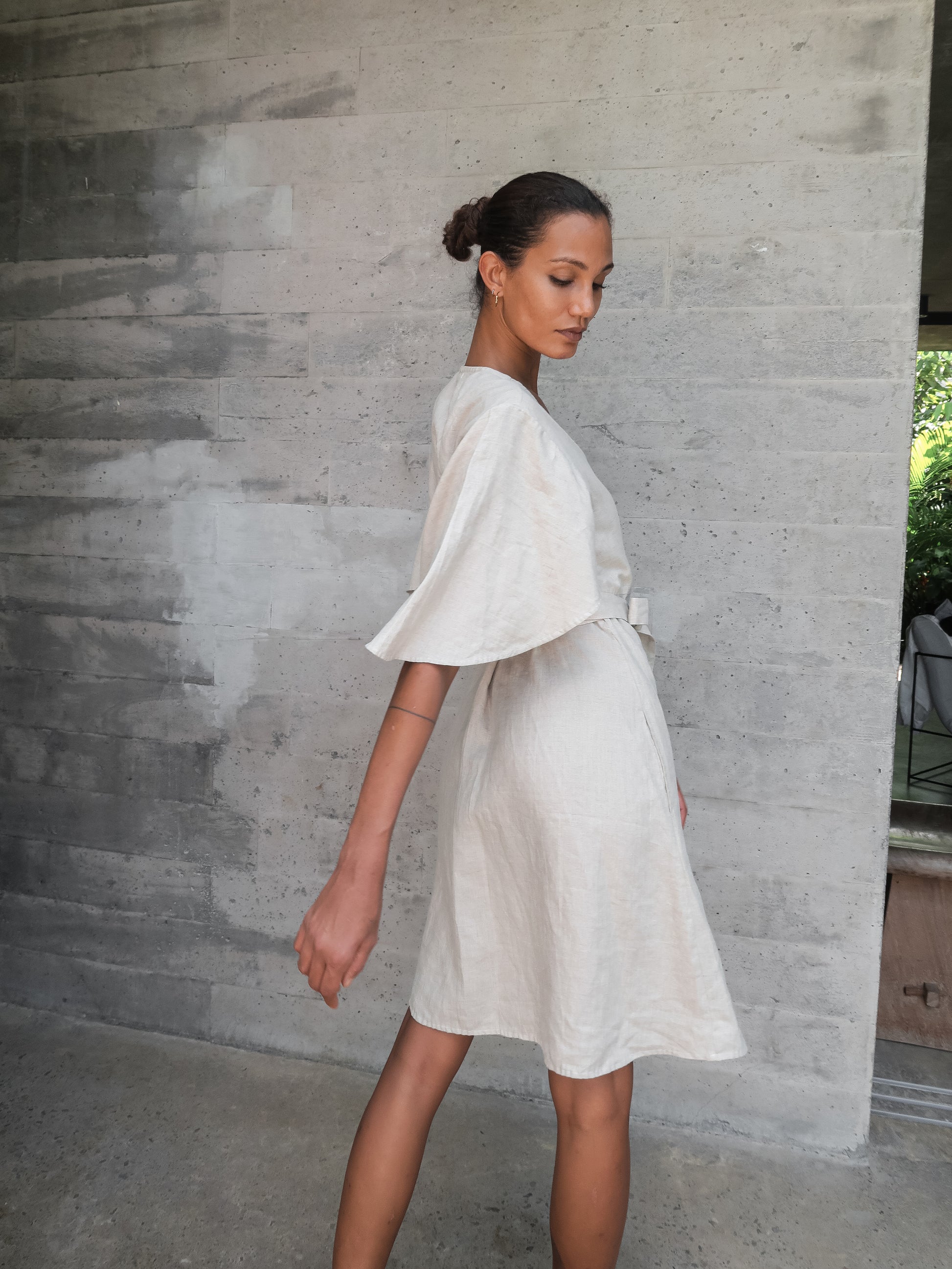 Ayla Linen Dress XS / Black Ayla Linen Dress XS / Black