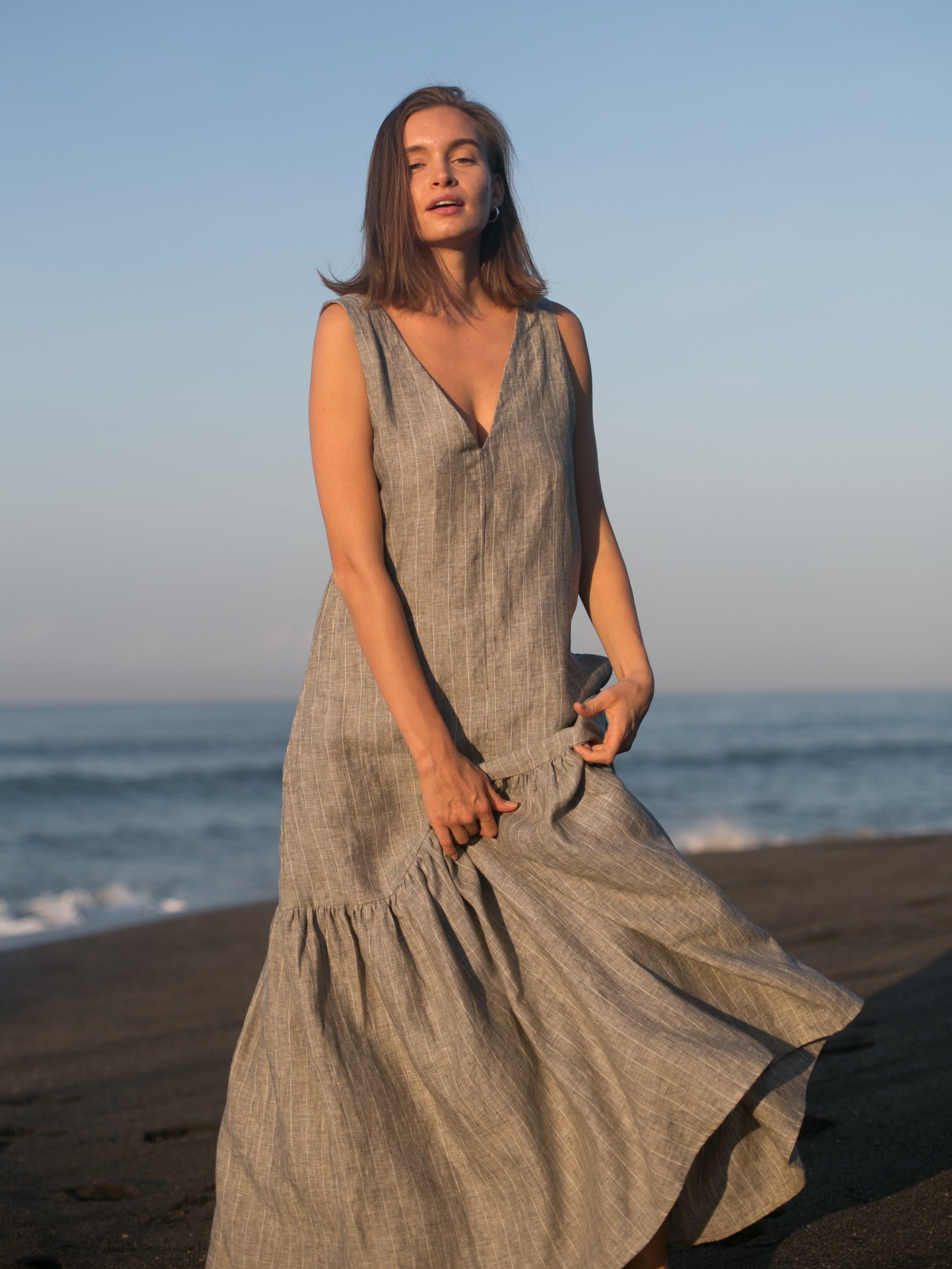 Julia Linen Dress - l u • c i e e