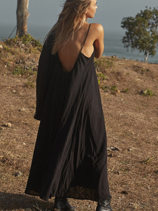 Amphitrite Dress in Black - l u • c i e e