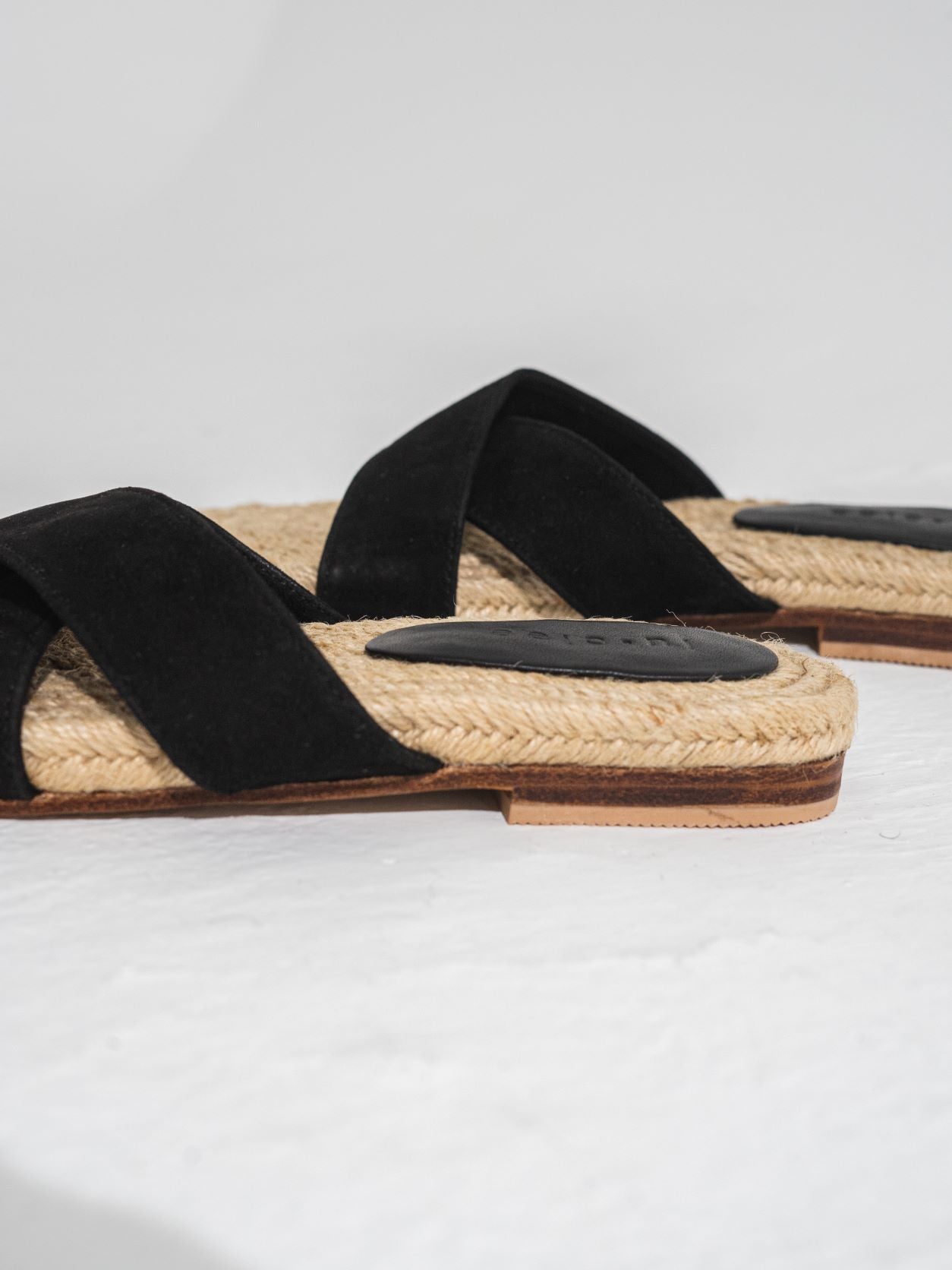 Cross Over Sandal in Black - l u • c i e e